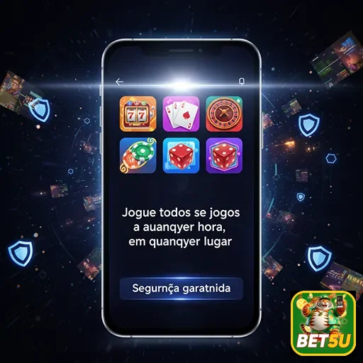 Aplicativo de jogos de cassino da bet5u, oferecendo diversas opções de entretenimento e apostas.