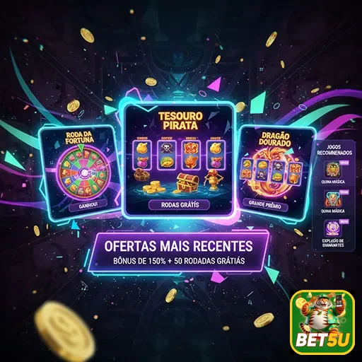 Ofertas mais recentes do site bet5u, destacando promoções e bônus exclusivos.